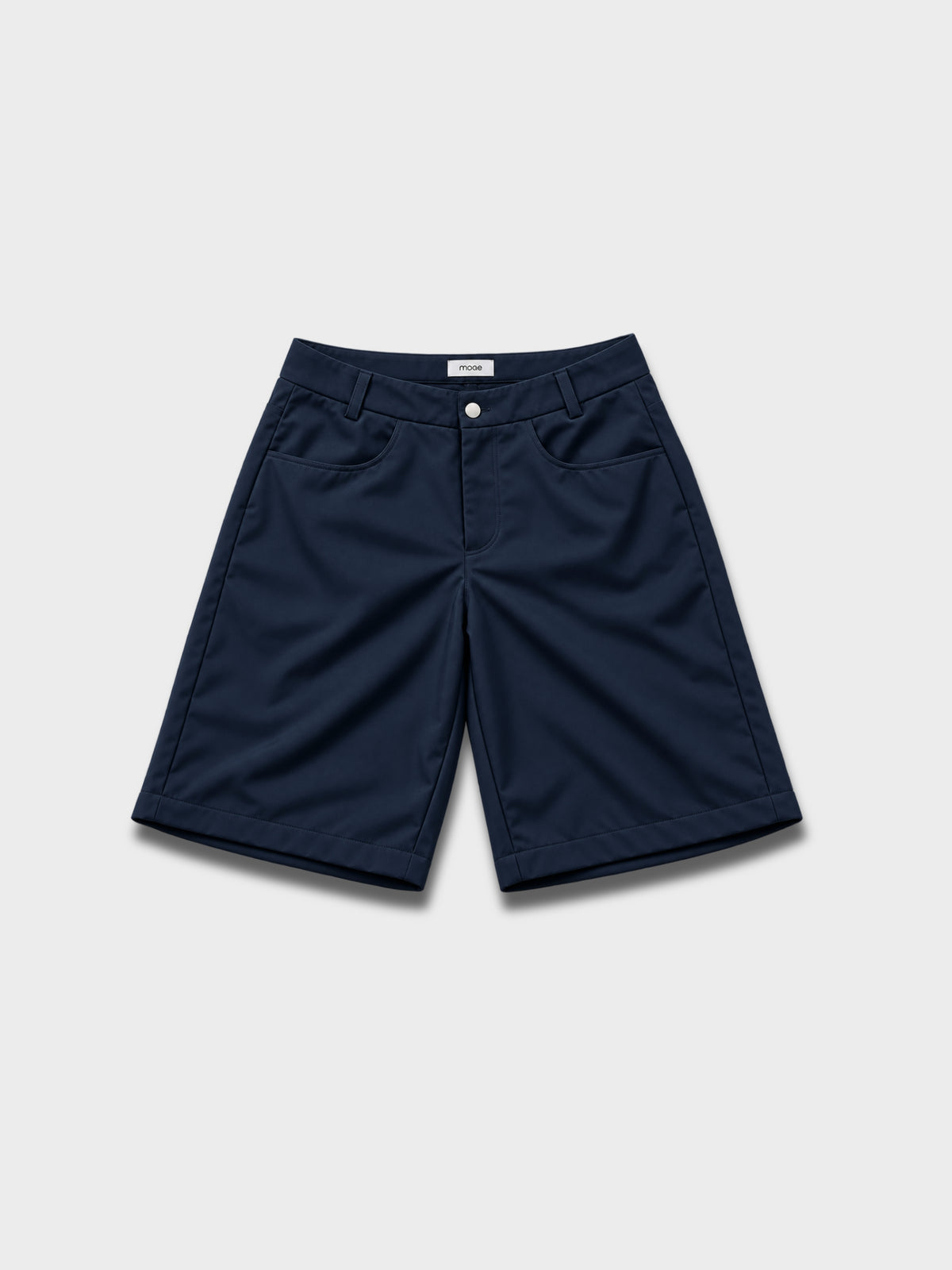Bermuda oversized em tecido estruturado